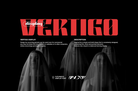 Display Font - Vertigo