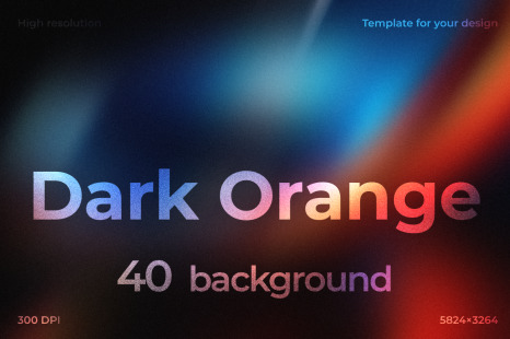 Dark Orange ❊ Background Set
