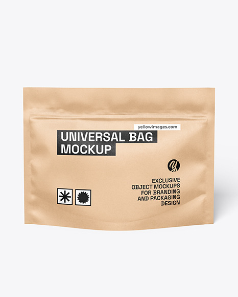 Kraft Universal Bag Mockup