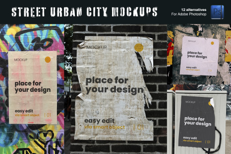 Street Urban City Mockups