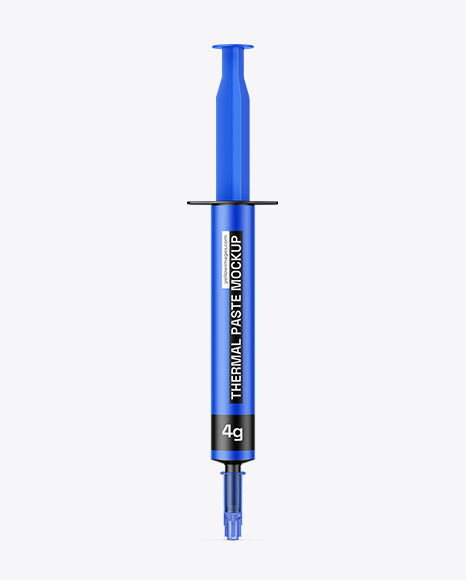 Matte Syringe Mockup