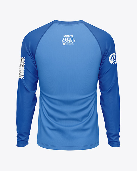 Long Sleeve Raglan T-Shirt Mockup