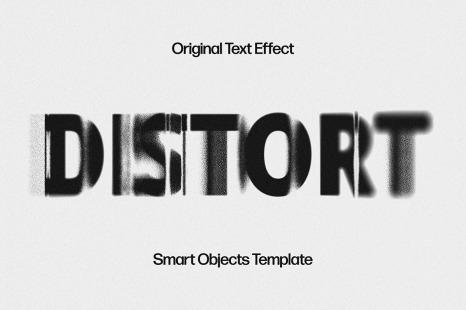 Fading Distortion Text Effect
