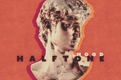 Duotone Halftone Photo Effect