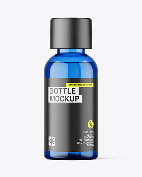 Blue Bottle Mockup