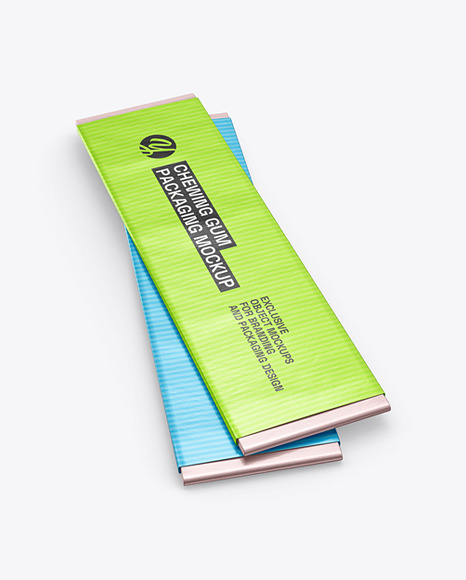 Chewing Gum Packaging Mockups