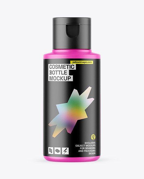 Matte Cosmetic Bottle Mockup