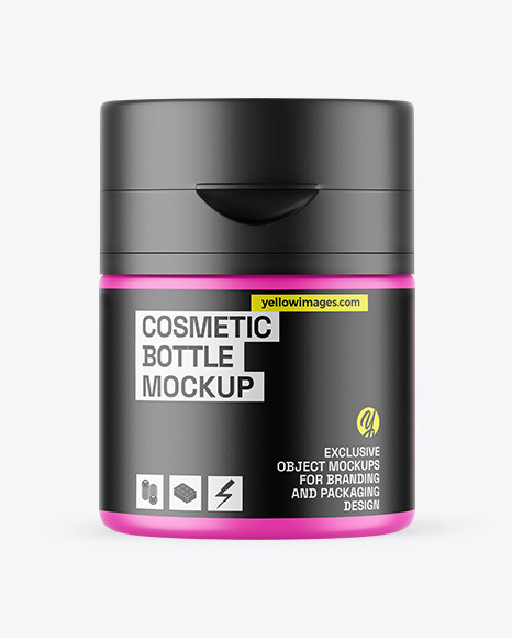 Matte Cosmetic Bottle Mockup