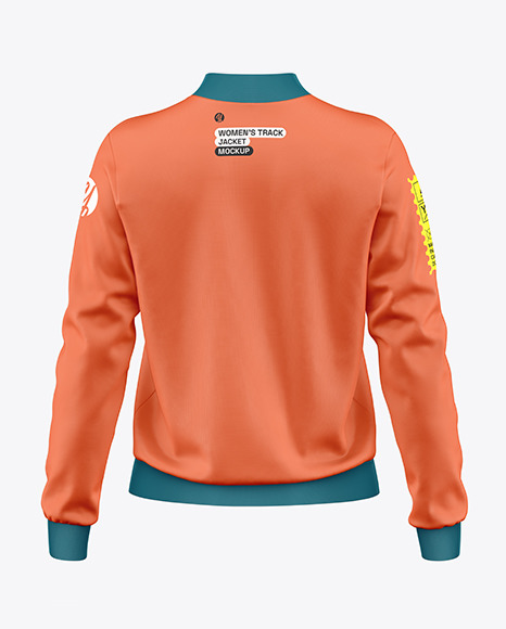 Women&#039;s Long Sleeve Track Jacket Mockup