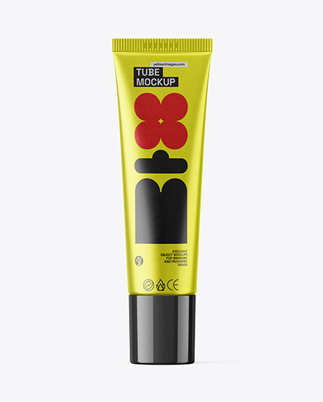 Metallic Tube Mockup