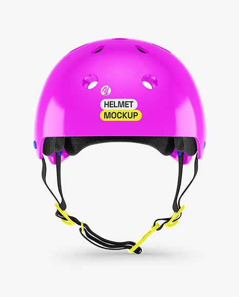 Glossy Helmet Mockup