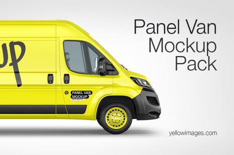 Panel Van Mockup - Pack