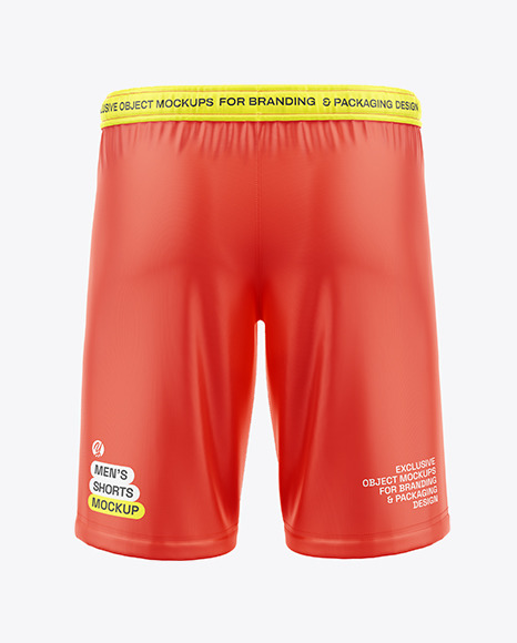 Shorts Mockup - Back View