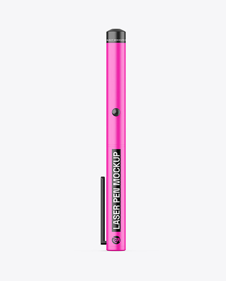 Matte Laser Pointer Pen Mockup