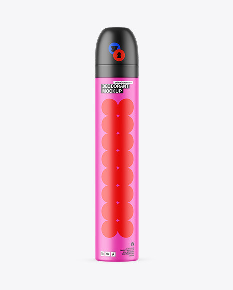 Matte Deodorant Mockup
