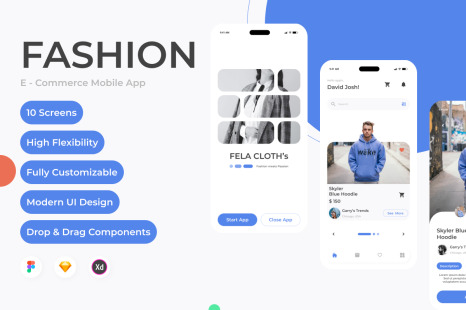 Fela Cloth&#039;s - Fashion Commerce Mobile App