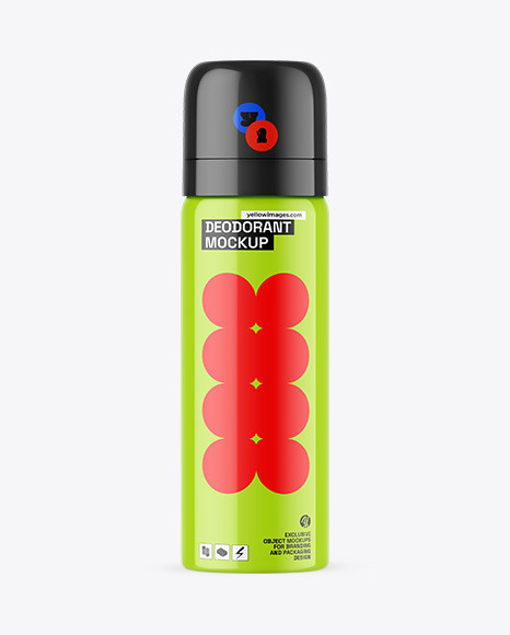 Glossy Deodorant Mockup