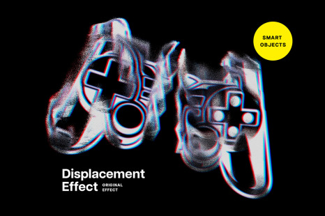 Distortion Mash Text &amp; Logo Effect