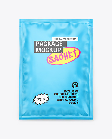 Matte Sachet Mockup
