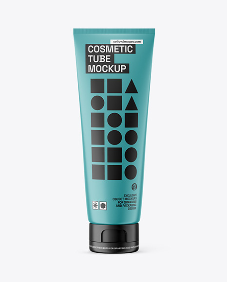 Matte Cosmetic Tube Mockup