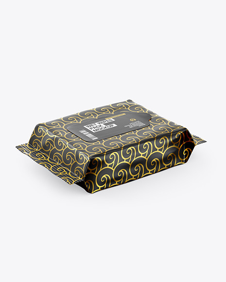Wet Wipes Pack Mockup