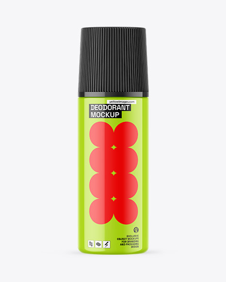 Glossy Deodorant Mockup