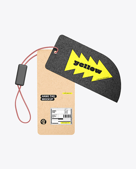 Krafts Hanging Tag Mockup