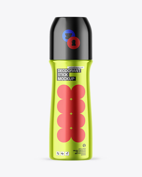 Metallic Deodorant Mockup