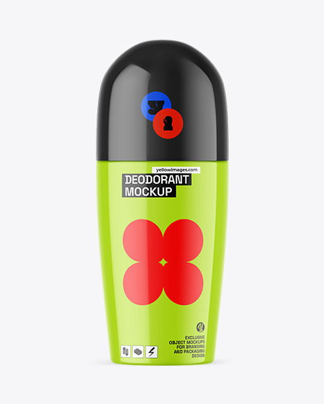 Glossy Deodorant Mockup