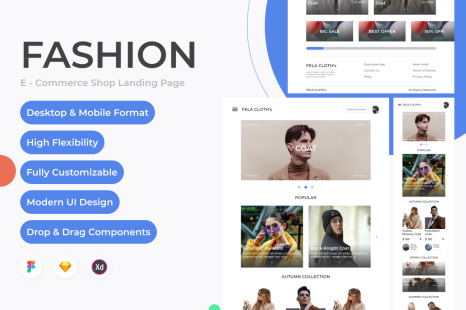 Fela Cloth&#039;s - Website Home Landing Page V2
