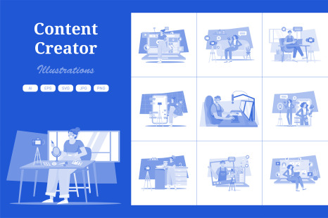 M509_Content Creator Illustration Pack