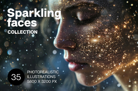 Sparkling faces