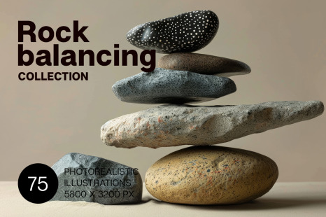 Rock balancing