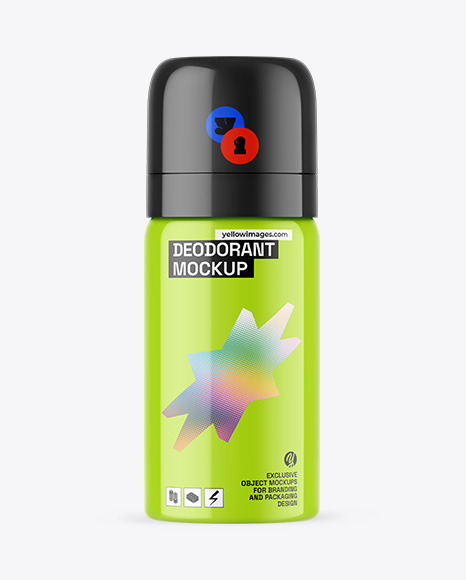 Glossy Deodorant Mockup