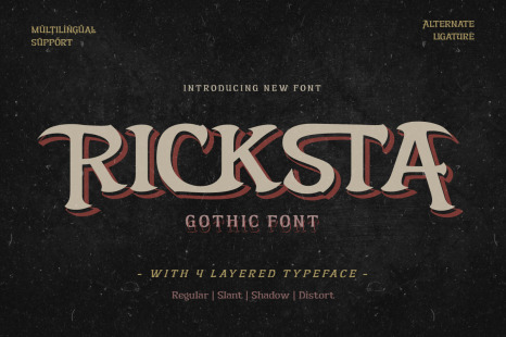 Ricksta - Gothic Font