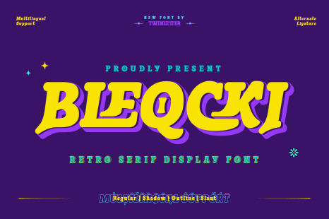 Bleqcki - Serif Display