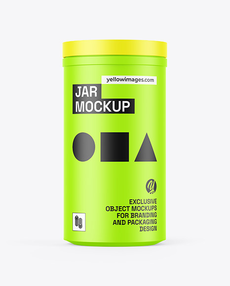 Matte Jar Mockup