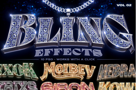 Bling Bling Logo and Text Effects (Vol.2)