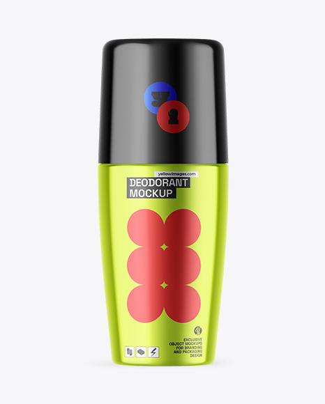 Metallic Deodorant Mockup