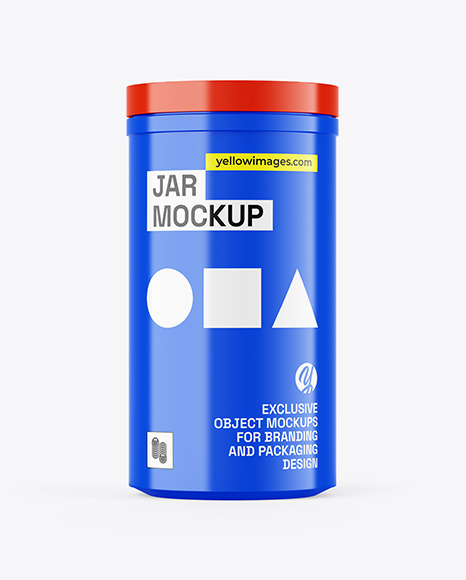 Glossy Jar Mockup