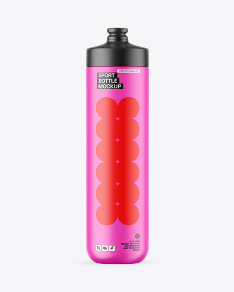 Matte Sport Bottle Mockup