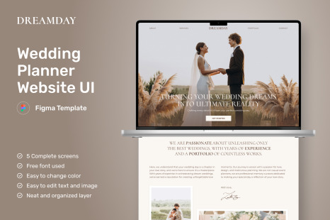 DreamDay - Wedding Planner Website