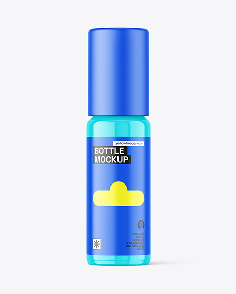 Glossy Bottle Mockup