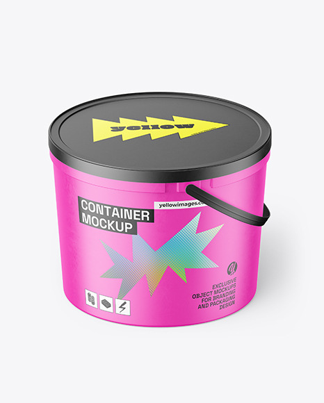 Matte Container Mockup