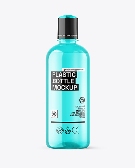 Clear Cosmetic Bottle Mockup