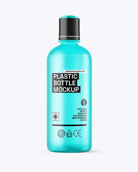 Frosted Cosmetic Bottle Mockup