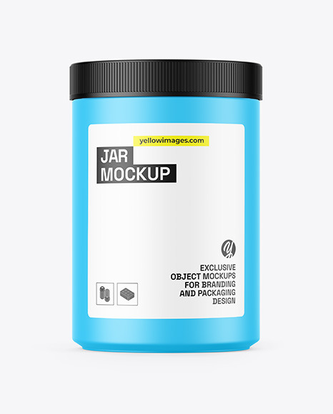 Matte Jar Mockup