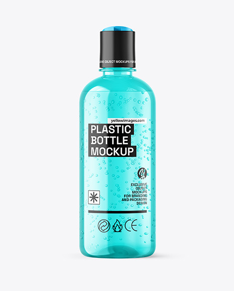 Clear Cosmetic Bottle Mockup