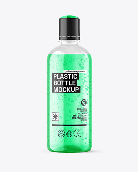 Color Liquid Cosmetic Bottle Mockup