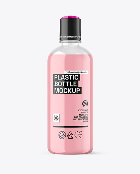 Clear Liquid Soap Cosmetic Bottle Mockup